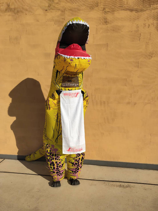 ホワイトタオル(レッド)