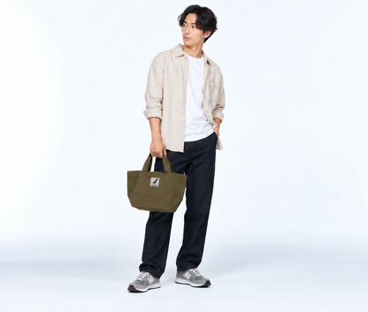 キャンパス生地　トートバッグ小