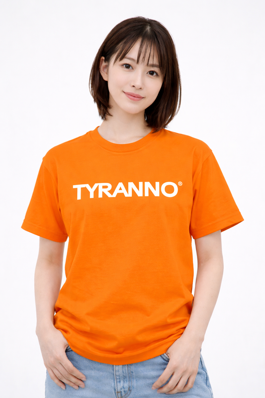 ティラノ半袖Tシャツ(ティラノオレンジ色相当)