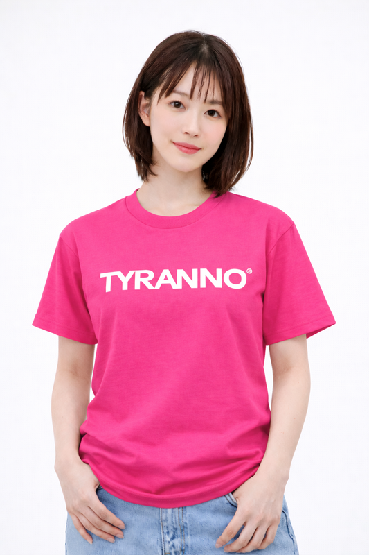 ティラノ半袖Tシャツ(ティラノピンク色相当)