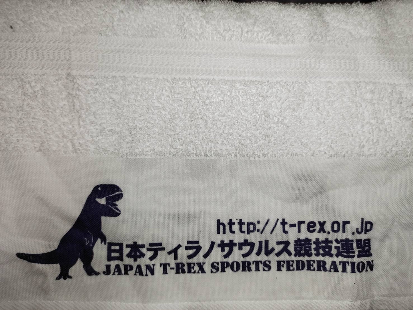 ホワイトタオル(ネイビー)